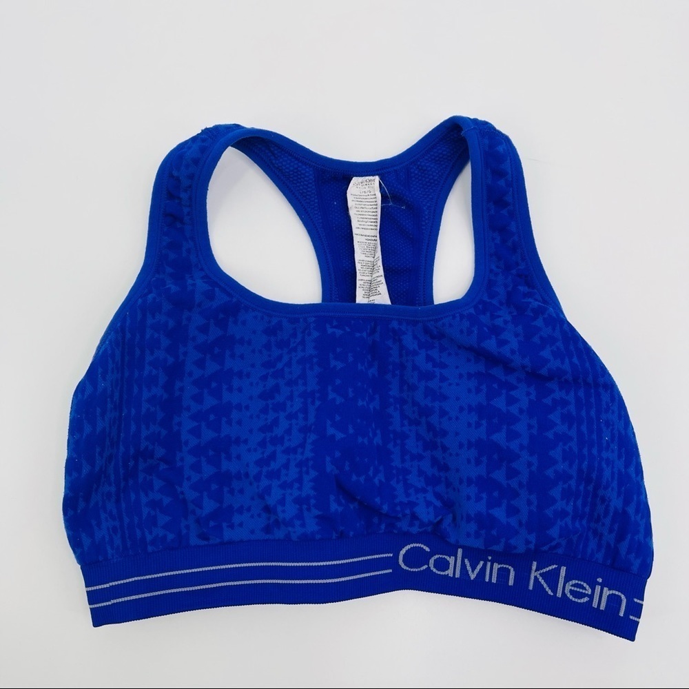 Calvin Klein control reversible wire free‎ sports bra women’s size Large